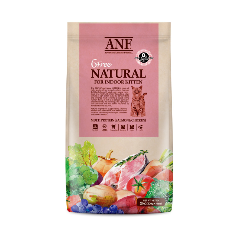 ANF 6free 유기농 인도어 키튼 6kg / 고양이사료